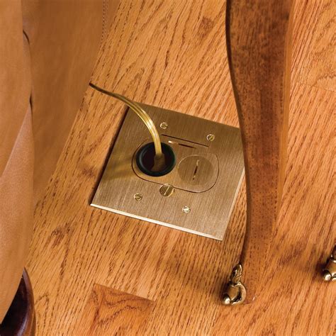 2f - electrical outlets floor box|recessed wood floor outlet box.